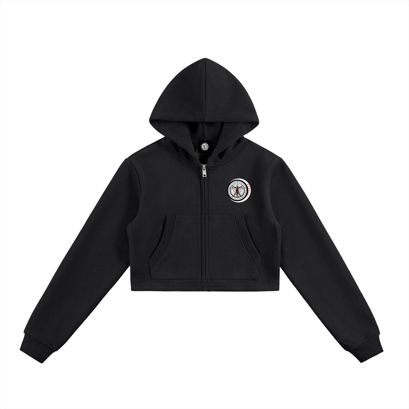 Got Spliff Cropped Zip-Up Hoodie