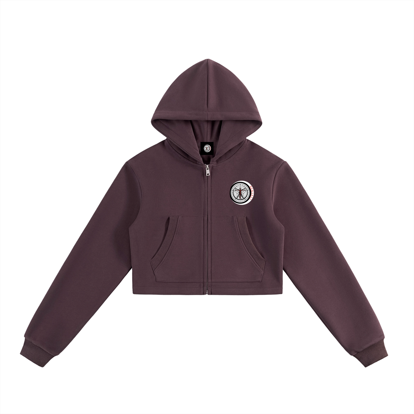 Got Spliff Cropped Zip-Up Hoodie