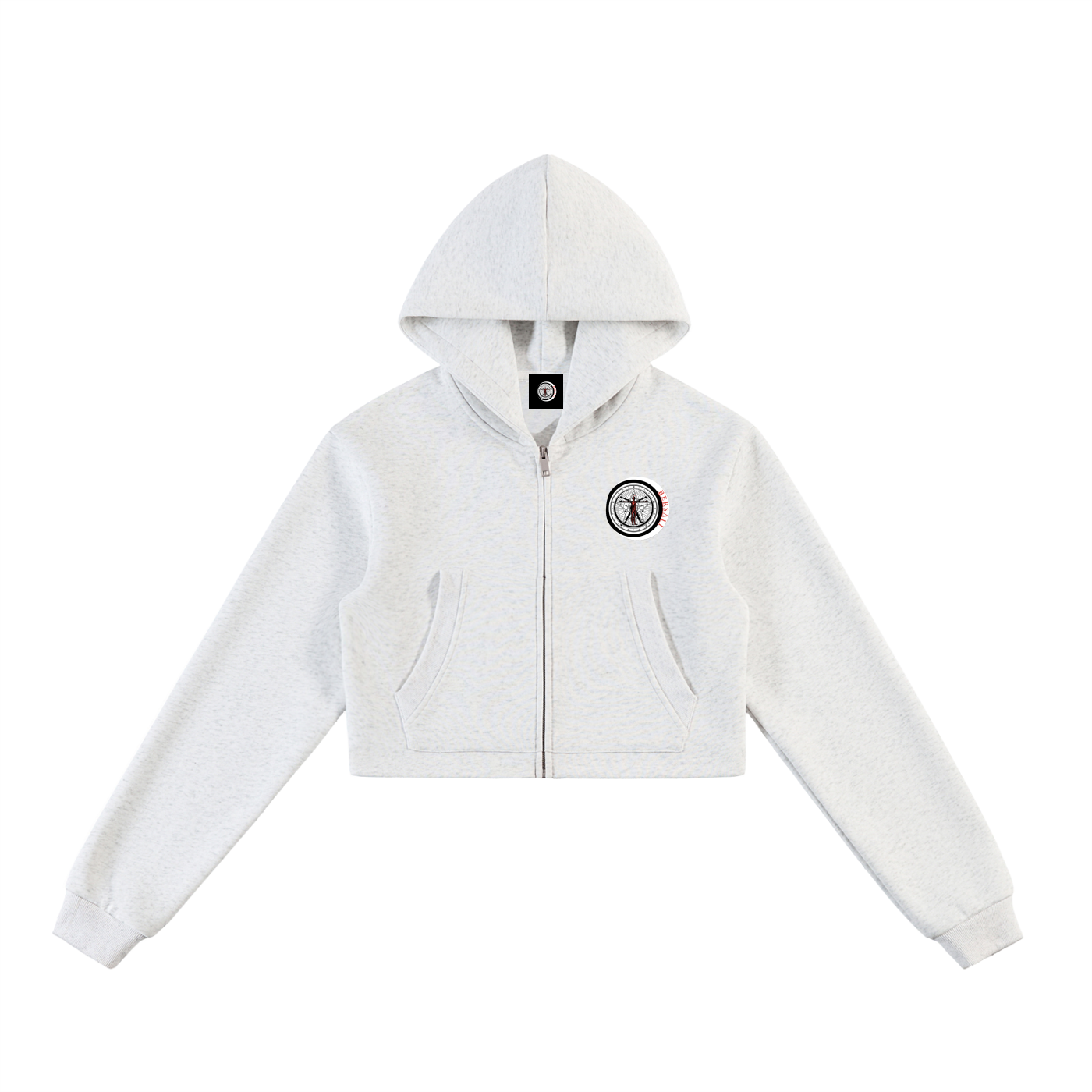 Got Spliff Cropped Zip-Up Hoodie