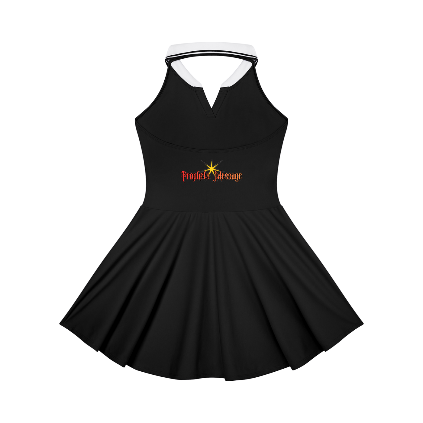 Bersali Prophets Message Halter Tennis Dress