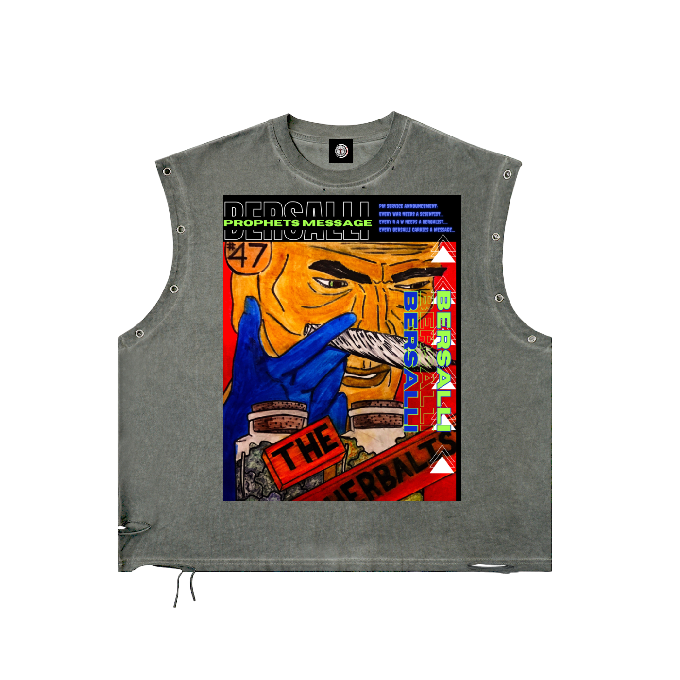“The Herbalist” Distressed Tank