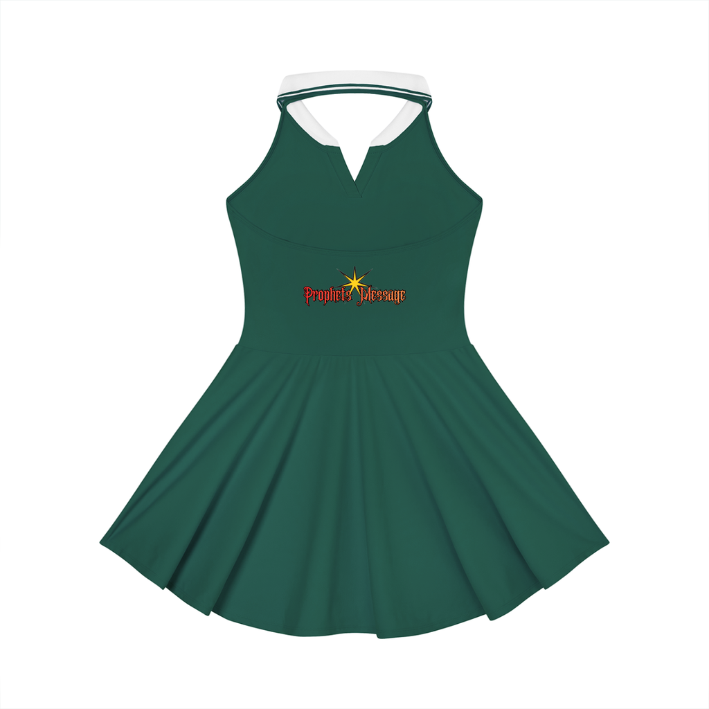 Bersali Prophets Message Halter Tennis Dress