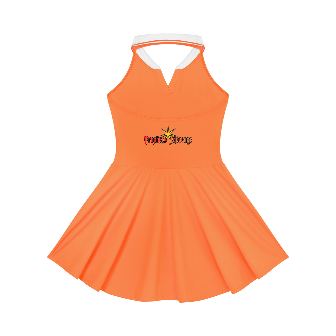 Bersali Prophets Message Halter Tennis Dress